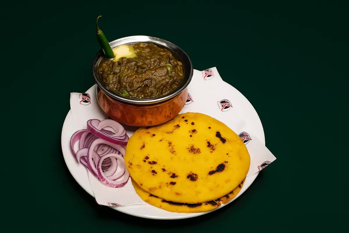 Saag & 2 Makki Di Roti