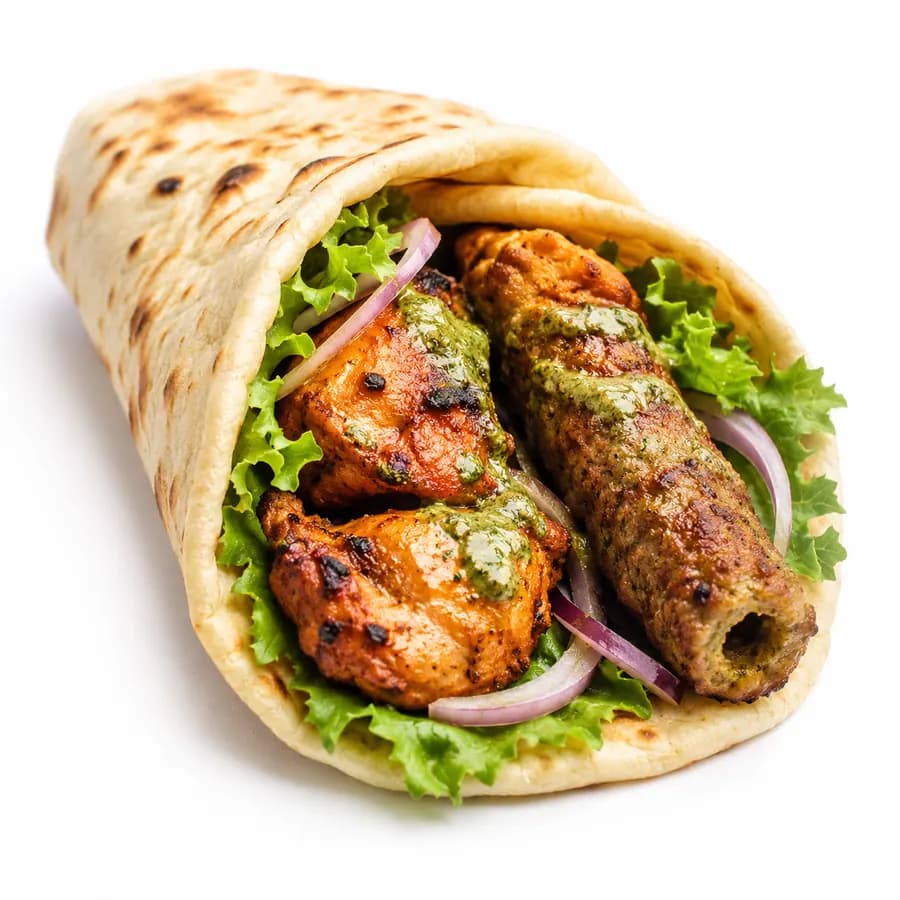 Mixed Roll In Fresh Naan
