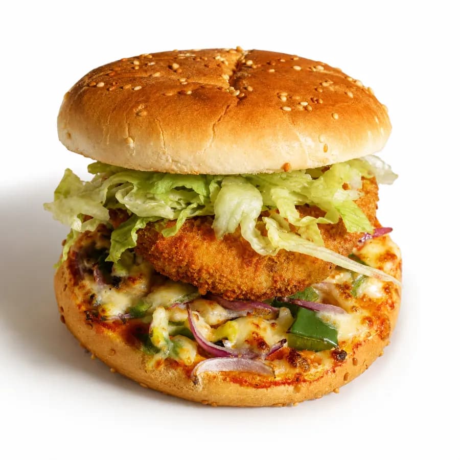 Veggie Pizza Burger